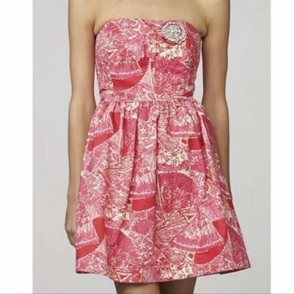 Lilly Pulitzer Strapless Dress spring summer - Picture 1 of 7
